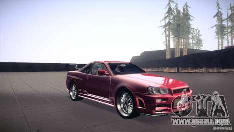 Nissan Skyline R34 for GTA San Andreas
