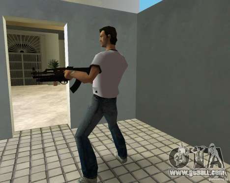AK-47 with Underbarrel Shotgun for GTA Vice City