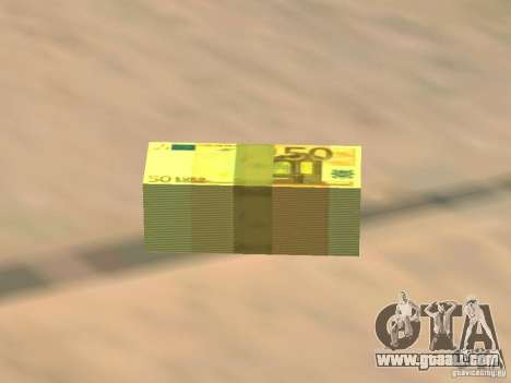 Euro money mod v 1.5 50 euros I for GTA San Andreas