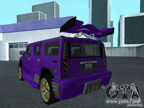 HUMMER H2 Tunable for GTA San Andreas