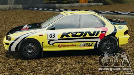 Subaru Impreza WRX STI 1995 Rally version for GTA 4