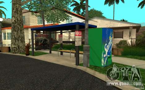 New bus stop for GTA San Andreas