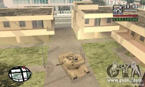 M1A2 Abrams TUSK for GTA San Andreas