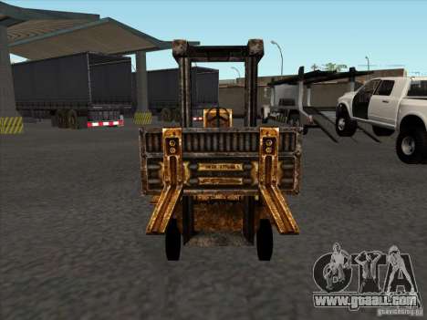 Forklift from the TimeShift for GTA San Andreas