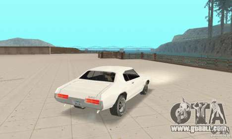 Pontiac GTO 1969 stock for GTA San Andreas