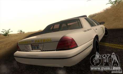 Ford Crown Victoria California Police for GTA San Andreas