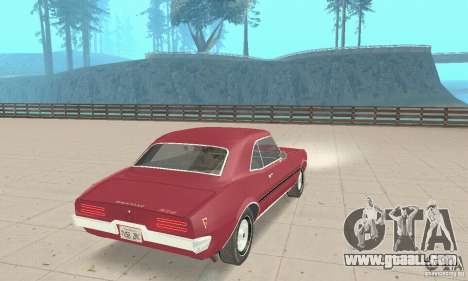Pontiac Firebird 1968 for GTA San Andreas