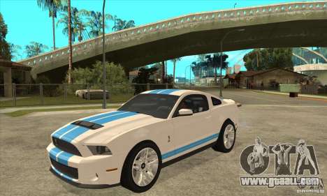 Ford Mustang Shelby GT500 2011 for GTA San Andreas