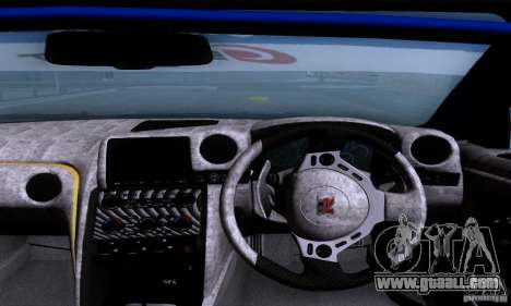 Nissan GTR R35 Tuneable for GTA San Andreas