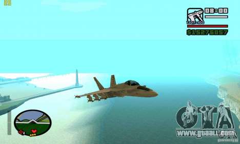 F-18 Super Hornet for GTA San Andreas