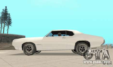 Pontiac GTO 1969 stock for GTA San Andreas
