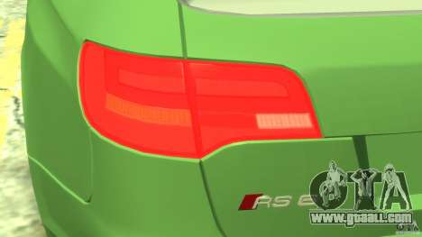 Audi RS6 Avant 2010 Stock for GTA 4