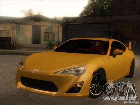 Toyota GT86 2012 for GTA San Andreas