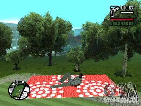 Flying Carpet for GTA San Andreas