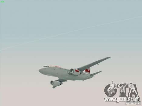 Airbus A319-112 Swiss International Air Lines for GTA San Andreas