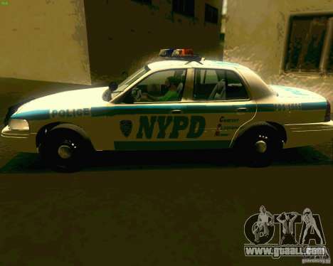 Ford Crown Victoria 2003 NYPD police for GTA San Andreas