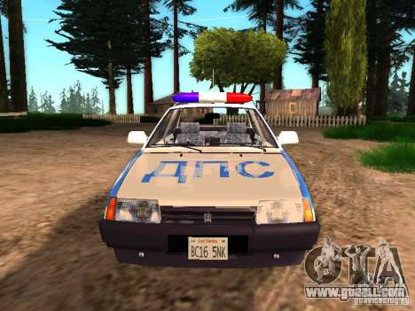 VAZ 2109 Police for GTA San Andreas