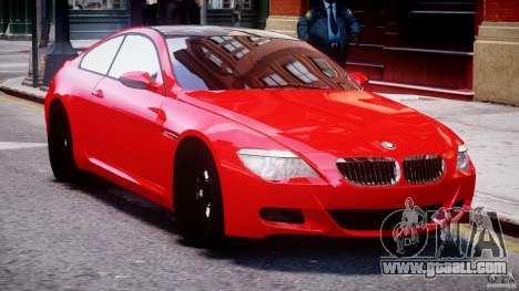 BMW M6 Orange-Black Bullet for GTA 4