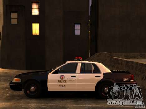 Ford Crown Victoria LAPD v1.1 [ELS] for GTA 4