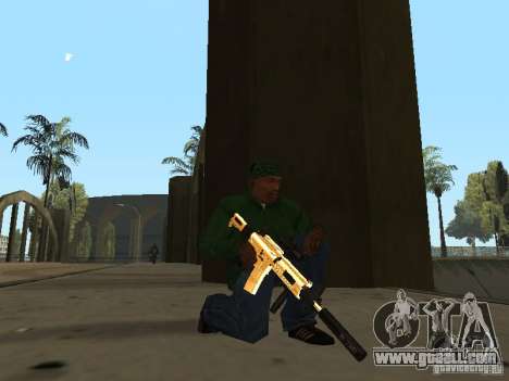 Pak Golden weapons for GTA San Andreas