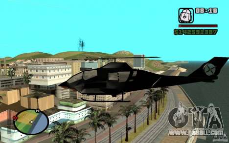 Urban Strike helicopter for GTA San Andreas