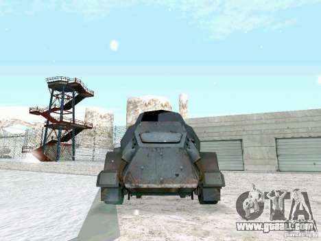 Armoured personnel carrier of game behind enemy  for GTA San Andreas
