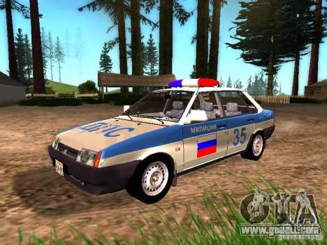 VAZ 2109 Police for GTA San Andreas