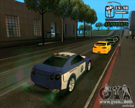 Nissan GTR35 Police Undercover for GTA San Andreas