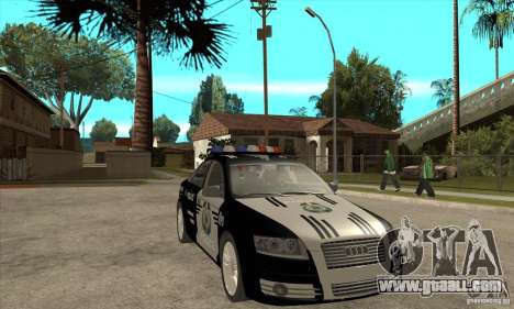 Audi A6 Police for GTA San Andreas