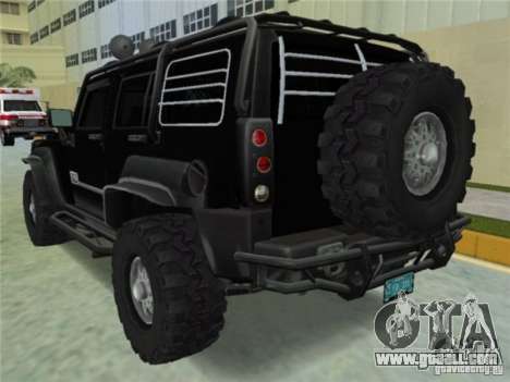 Hummer H3 SUV FBI for GTA Vice City