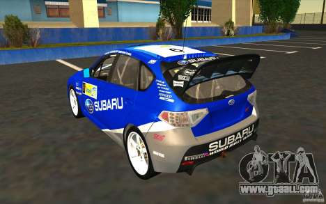 New vinyls to Subaru Impreza WRX STi for GTA San Andreas