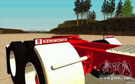 Kenworth K100 Extended Wheel Base for GTA San Andreas