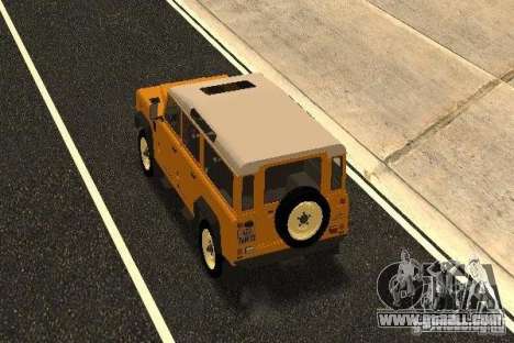 Land Rover Defender 110 for GTA San Andreas