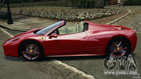Ferrari 458 Spider 2013 v1.01 for GTA 4