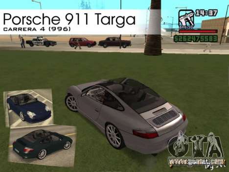 Porsche 911 TARGA for GTA San Andreas