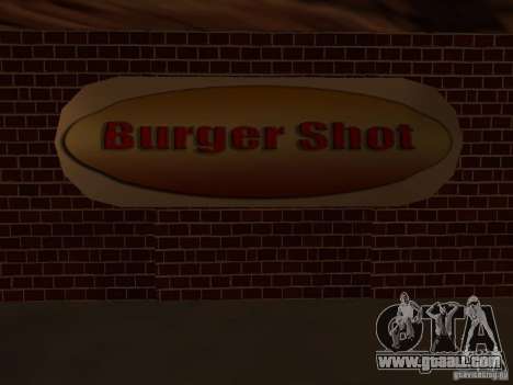 New Burger Shot for GTA San Andreas