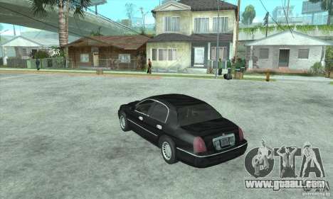 Lincoln Town Car 2002 for GTA San Andreas