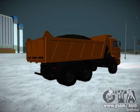 KAMAZ 6520 dump truck for GTA San Andreas