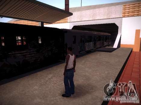The train from GTA IV for GTA San Andreas