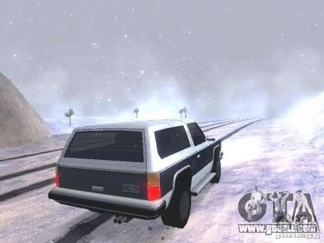 Snow MOD HQ V2.0 for GTA San Andreas