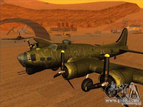 B-17 g Flying Fortress (Nightfighter version) for GTA San Andreas