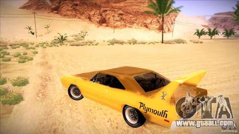 Plymouth Roadrunner Superbird Custom for GTA San Andreas