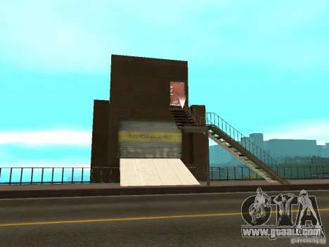 Red-Elevator lift Bridge bridge for GTA San Andreas