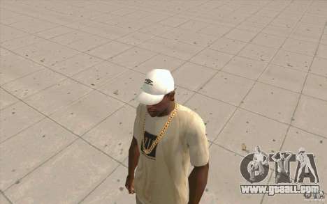 Umbro Cap white for GTA San Andreas
