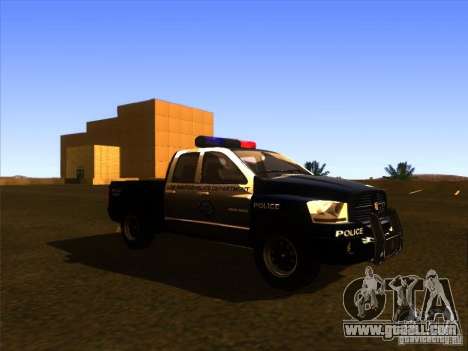 Dodge Ram 1500 Police for GTA San Andreas