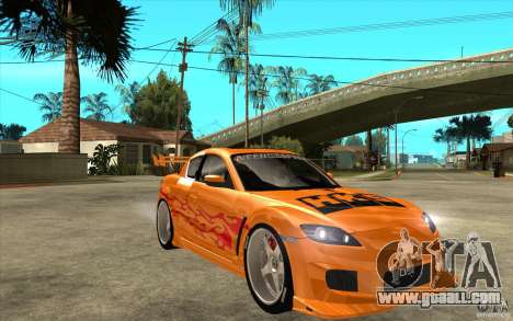 Mazda RX8 Underground Tuning for GTA San Andreas