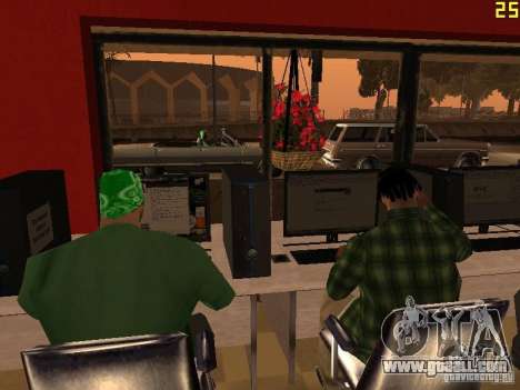 Ganton Cyber Cafe Mod v1.0 for GTA San Andreas