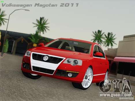 Volkswagen Magotan 2011 for GTA San Andreas