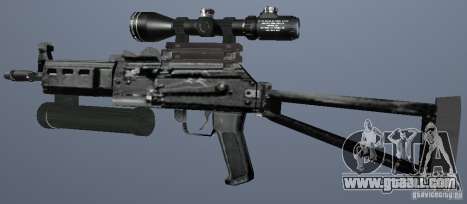 Bizon submachine gun for GTA San Andreas