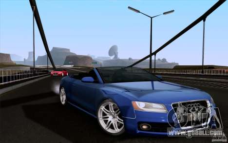 Audi S5 Cabriolet 2010 for GTA San Andreas